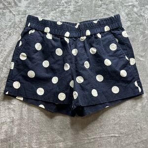 J Crew Navy Polka Dot Women's Shorts
